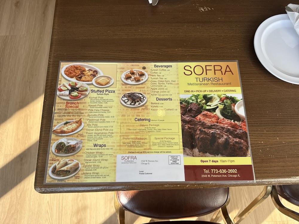 Shaw's Cafe Menu image 2